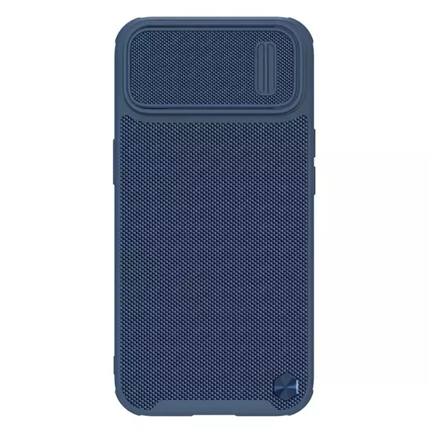 Nillkin Textured S Case for iPhone 14, armored cover with camera cover, blue