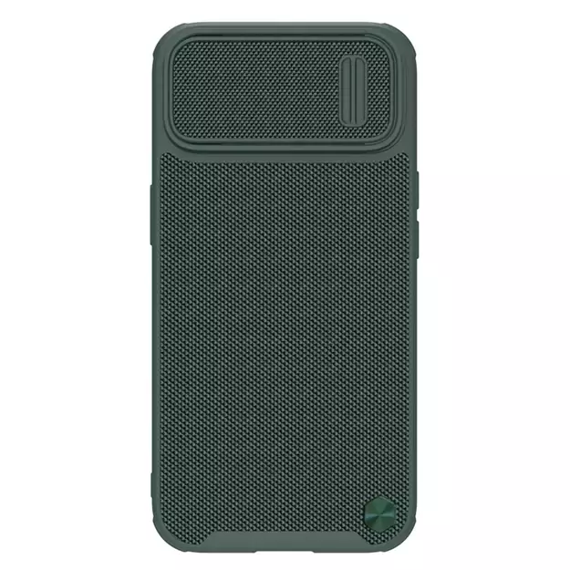 Nillkin Textured S Case iPhone 14 Pro Max armored cover with camera cover dark green