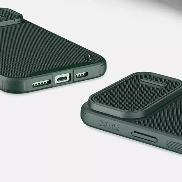 Nillkin Textured S Case iPhone 14 Pro Max armored cover with camera cover dark green 12