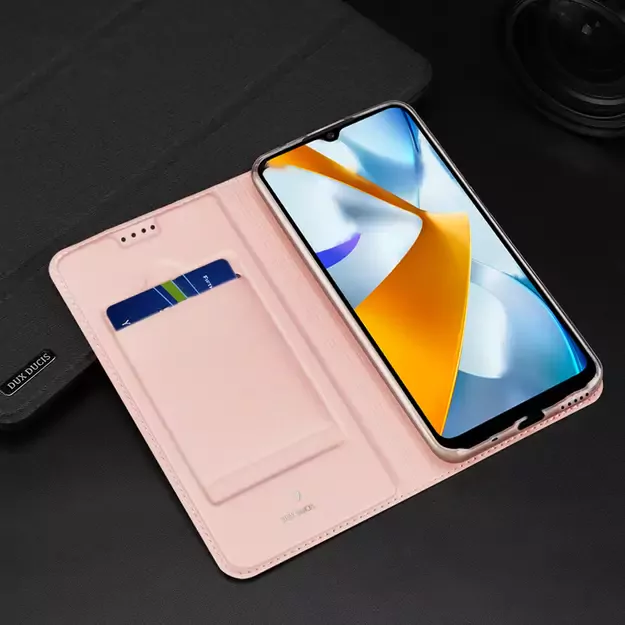 Dux Ducis Skin Pro case for Oppo Reno 8 flip cover card wallet stand black 7