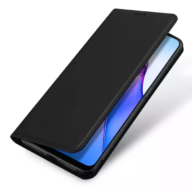 Dux Ducis Skin Pro case for Oppo Reno 8 flip cover card wallet stand black 26