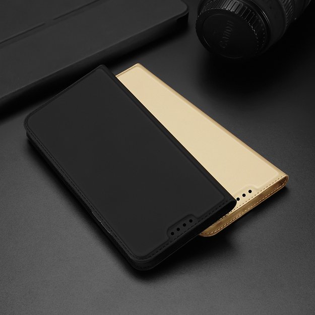 Dux Ducis Skin Pro case for Oppo Reno 8 flip cover card wallet stand black 13