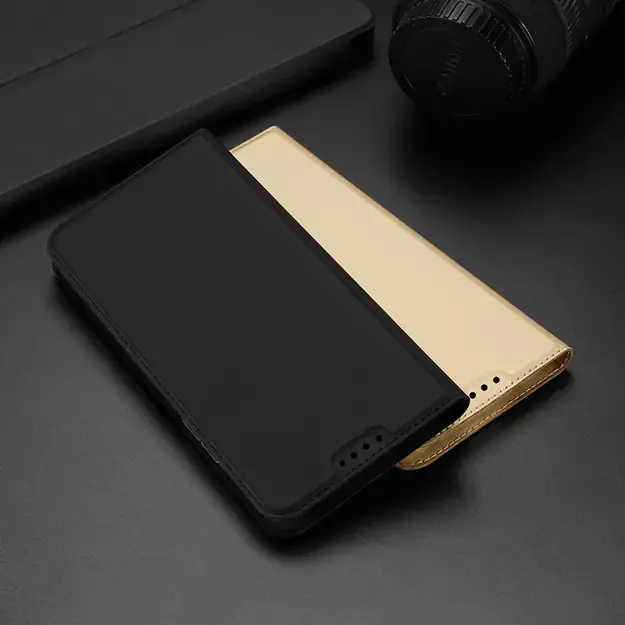 Dux Ducis Skin Pro case for Oppo Reno 8 flip cover card wallet stand black 4