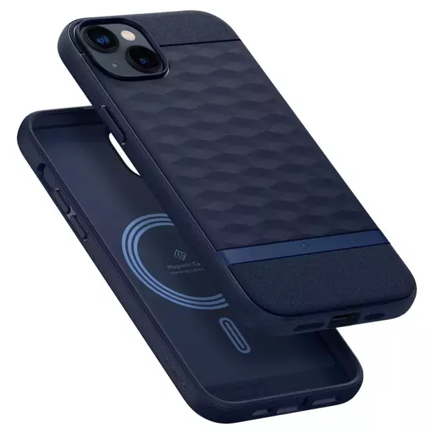 Caseology Parallax Mag Case with MagSafe for iPhone 14 Plus - Navy 28