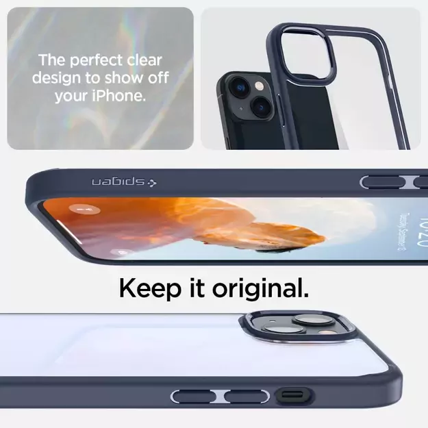 Spigen Ultra Hybrid iPhone 14 Plus Case - Blue 17