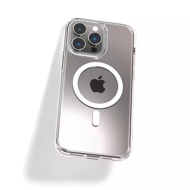 Spigen Ultra Hybrid Mag Case with MagSafe for iPhone 14 Pro Max - Clear/White 28