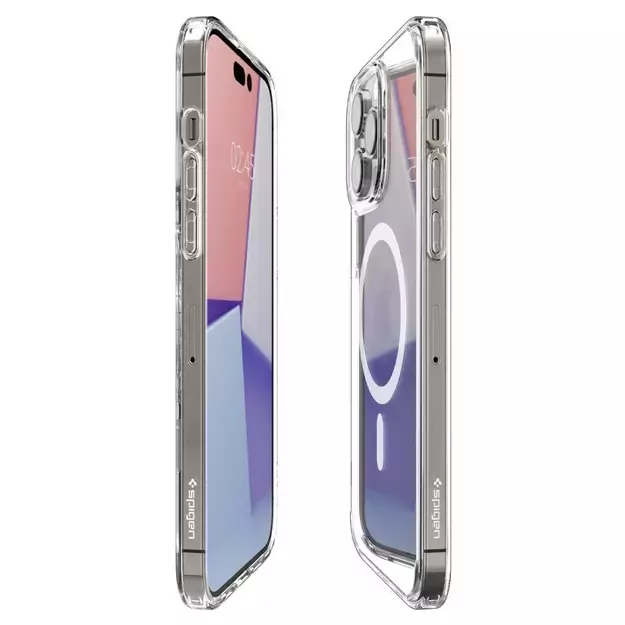 Spigen Ultra Hybrid Mag Case with MagSafe for iPhone 14 Pro Max - Clear/White 17