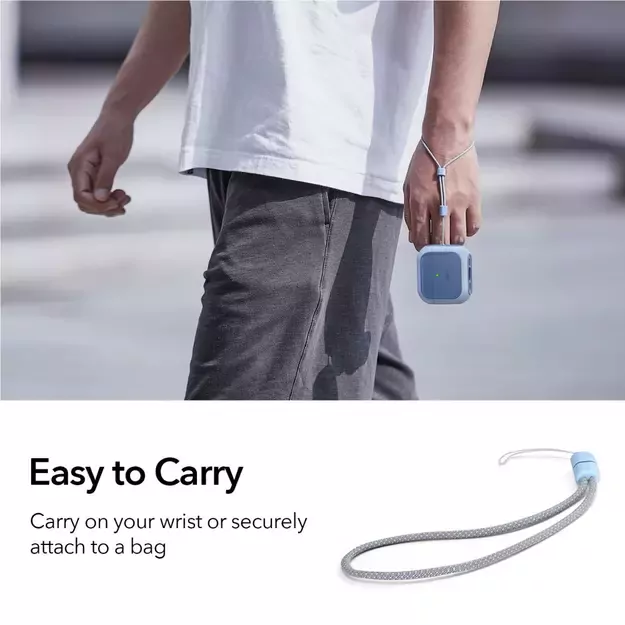 ESR Orbit Halolock MagSafe case for Apple AirPods 4 - blue 12