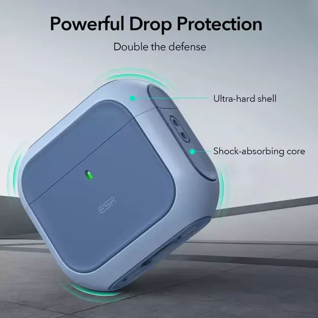 ESR Orbit Halolock MagSafe case for Apple AirPods 4 - blue 10
