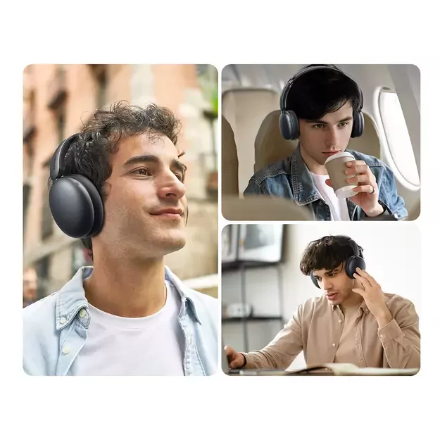 Joyroom J-Head Series JR-JH1 Wireless Headphones with ANC Bluetooth - Black 24