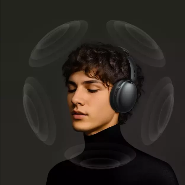 Joyroom J-Head Series JR-JH1 Wireless Headphones with ANC Bluetooth - Black 26