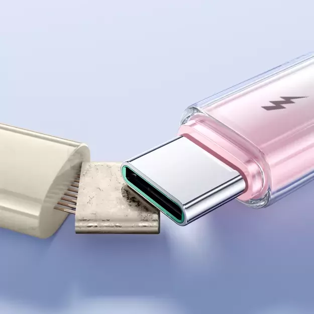 Joyroom S-A42 Crystal-Clear Series 3A USB-A - USB-C cable 1.2m - white 26