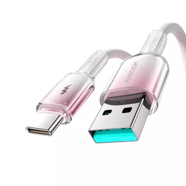 Joyroom S-A42 Crystal-Clear Series 3A USB-A - USB-C cable 1.2m - white 14
