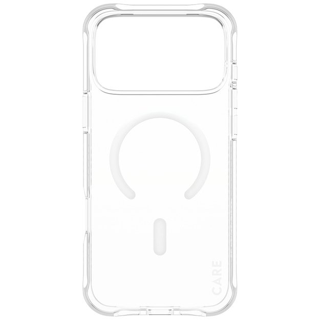 CARE by PanzerGlass Fashionable Samba Case w. White MagSafe for iPhone 17 Pro Max - Transparent 2
