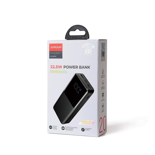 Joyroom powerbank 20000mAh 22.5W PD QC3.0 AFC black (JR-QP192) 4