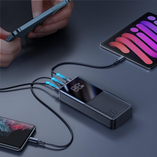Joyroom powerbank 20000mAh 22.5W PD QC3.0 AFC black (JR-QP192) 1