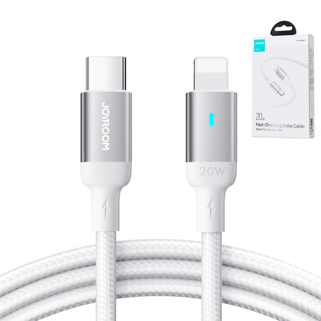 Joyroom Extraordinary Series A10 Lightning / USB-C PD 20W cable 1.2 m - white 5