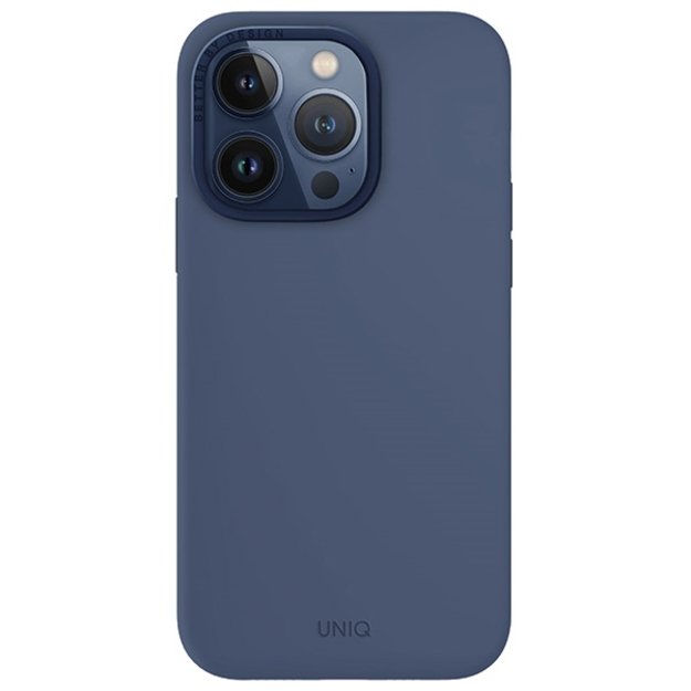 Uniq Lino Hue Magclick Charging case for iPhone 15 Pro - navy blue 1