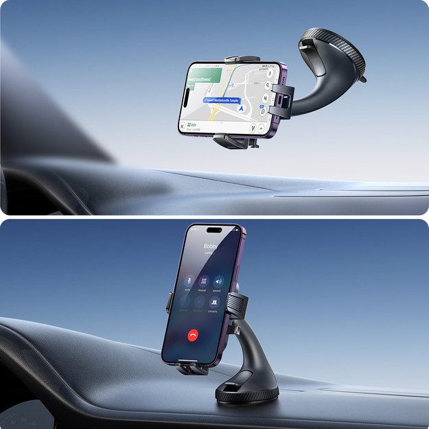 Joyroom JR-OK6 clamp phone holder for glass - black 11
