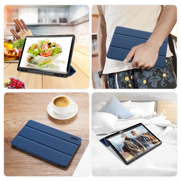 Dux Ducis Domo Samsung Galaxy Tab S9 FE case with stand - blue 9