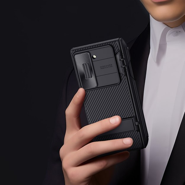 Nillkin CamShield Fold Case for Samsung Galaxy Z Fold 6 5G with Stylus Holder - Black 7