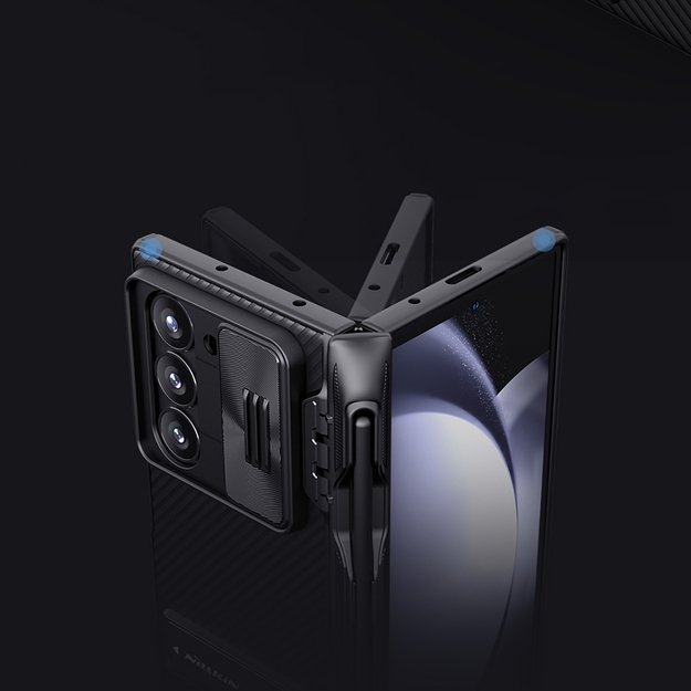 Nillkin CamShield Fold Case for Samsung Galaxy Z Fold 6 5G with Stylus Holder - Black 10