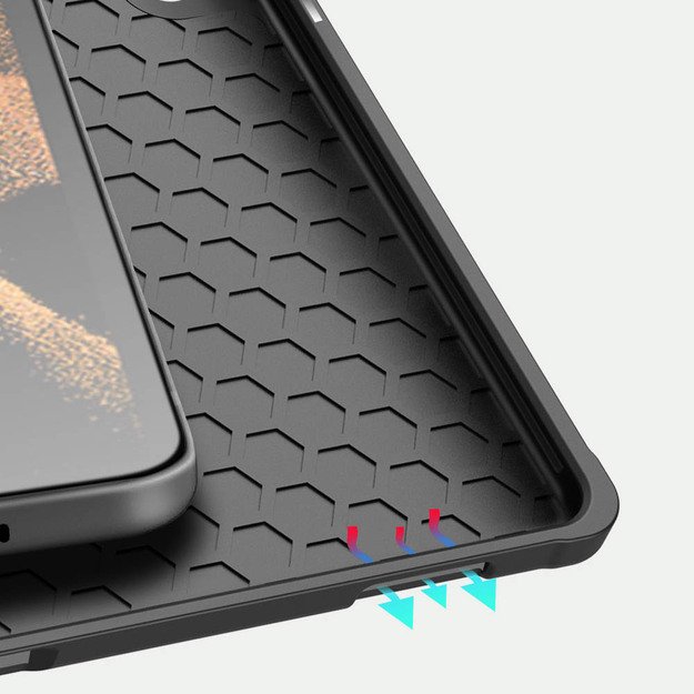 Dux Ducis Domo foldable cover for tablet with Smart Sleep function Samsung Galaxy Tab S8/S9 Ultra stand black 13