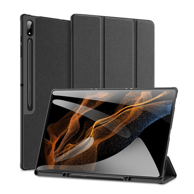 Dux Ducis Domo foldable cover for tablet with Smart Sleep function Samsung Galaxy Tab S8/S9 Ultra stand black 1