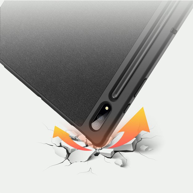 Dux Ducis Domo foldable cover for tablet with Smart Sleep function Samsung Galaxy Tab S8/S9 Ultra stand black 9