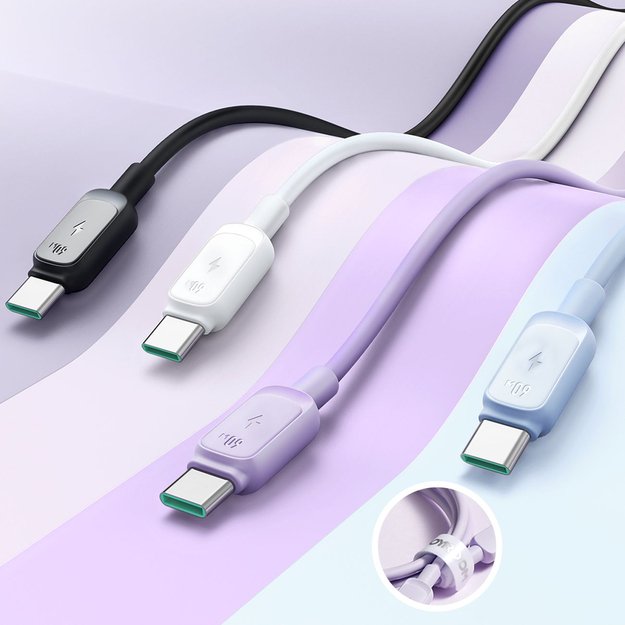 Kabel Joyroom S-A14 USB-C - USB-C 60W 1,2m - biały 10