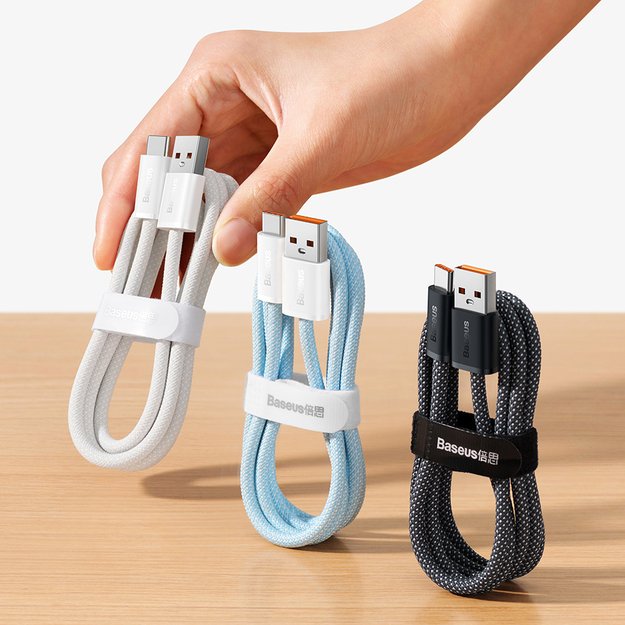 Baseus Dynamic Series USB cable - USB Type C 100W 2m white (CALD000702) 16