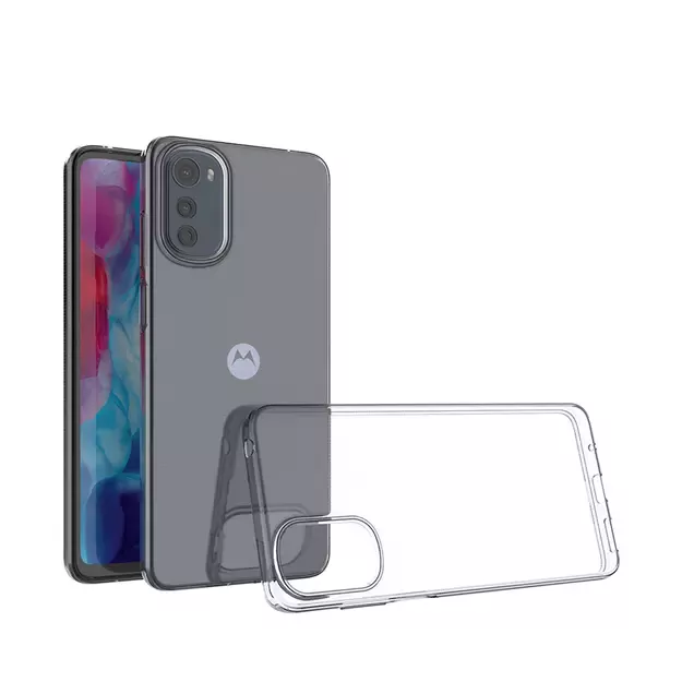 Ultra Clear 0.5mm case for Motorola Moto E32 thin cover transparent 8