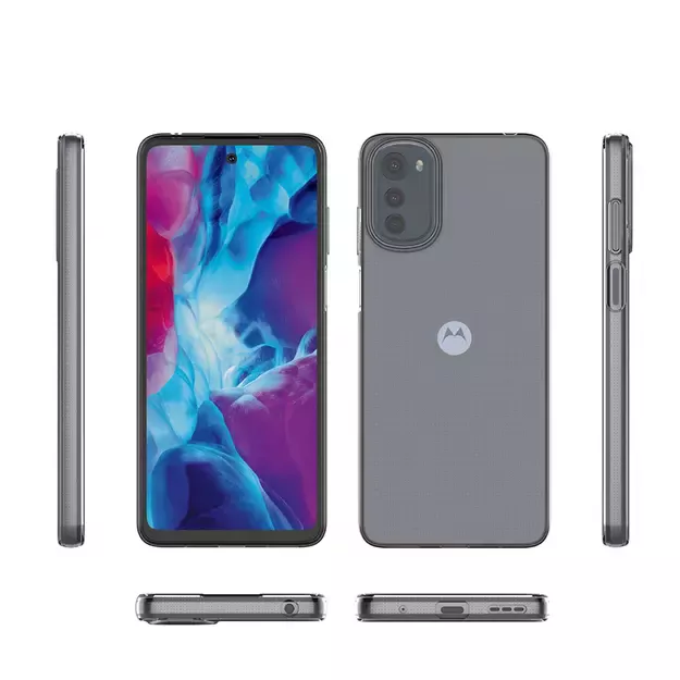 Ultra Clear 0.5mm case for Motorola Moto E32 thin cover transparent 9