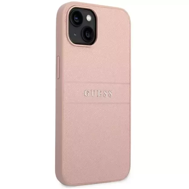 Guess GUHCP14MPSASBPI iPhone 14 Plus 6,7  różowy/pink Saffiano Strap 10