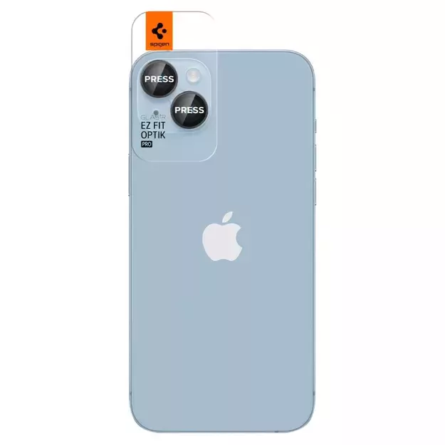 Spigen Glas.tR EZ Fit Optik Camera Protector for iPhone 14 / Plus / 15 / Plus - Black 2 pcs. 5