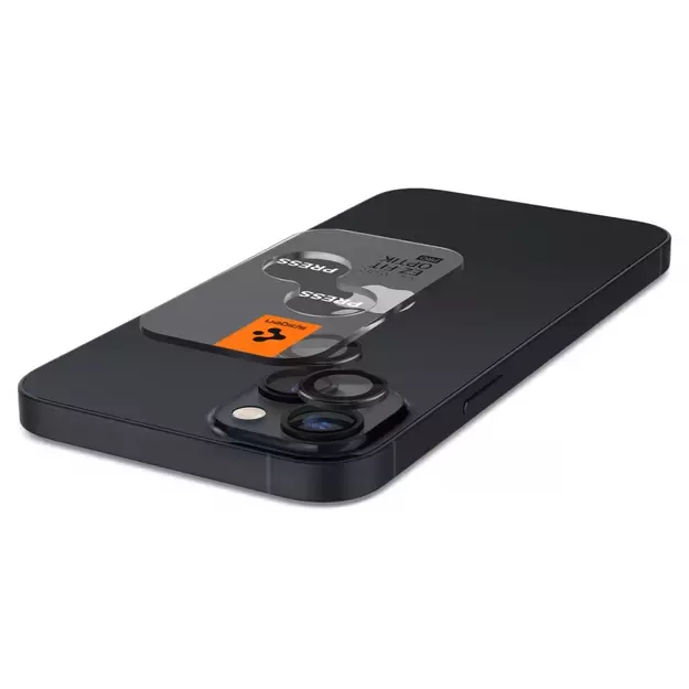 Spigen Glas.tR EZ Fit Optik Camera Protector for iPhone 14 / Plus / 15 / Plus - Black 2 pcs. 11