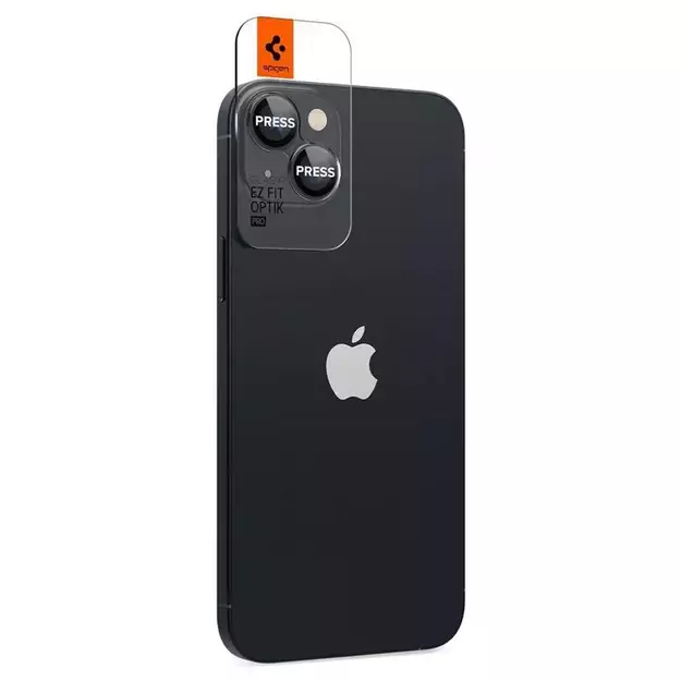 Spigen Glas.tR EZ Fit Optik Camera Protector for iPhone 14 / Plus / 15 / Plus - Black 2 pcs. 6
