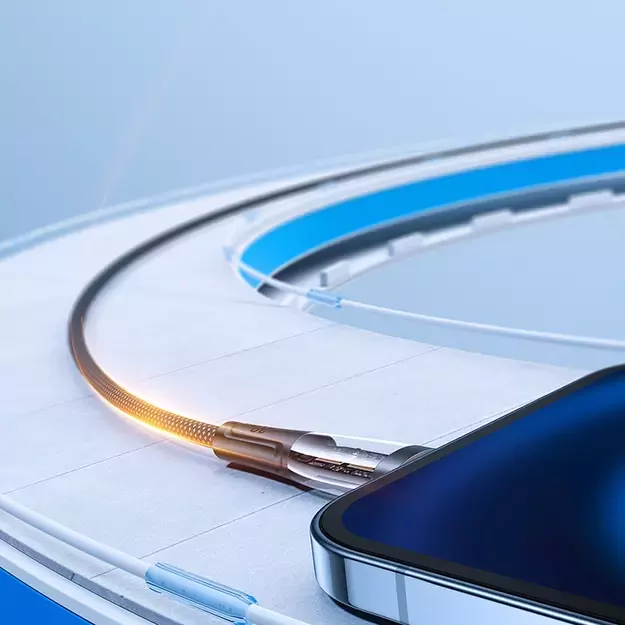 Joyroom Star-Cloud Series A3 USB-C / Lightning Cable 20W 1.2m with Smart Switch - Black 14