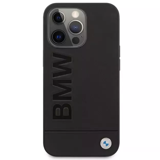 Etui BMW BMHMP14XSLLBK iPhone 14 Pro Max 6,7  czarny/black hardcase Signature Logo Imprint Magsafe 9