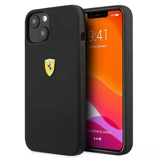 Ferrari FESSIHCP13SBK iPhone 13 mini 5.4&quot  black/black hardcase Silicone