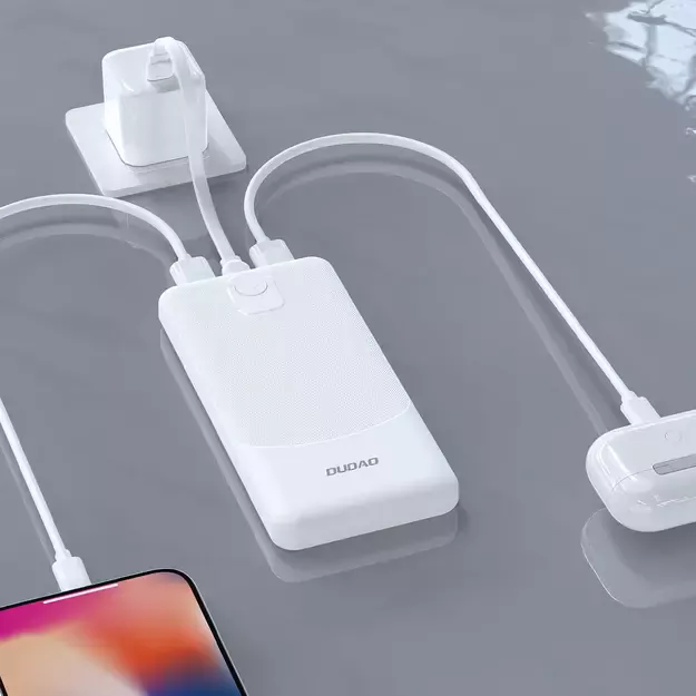 Powerbank Dudao K10 10000mAh 2.4A 2 x USB-A - black 5