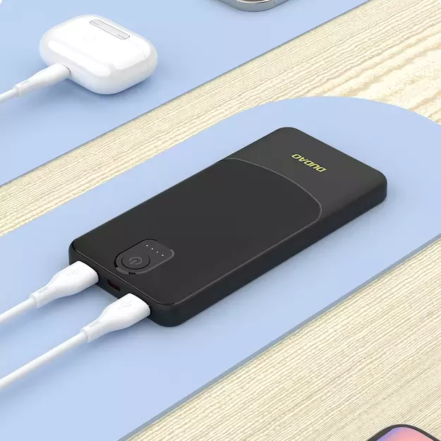 Powerbank Dudao K10 10000mAh 2.4A 2 x USB-A - black 4