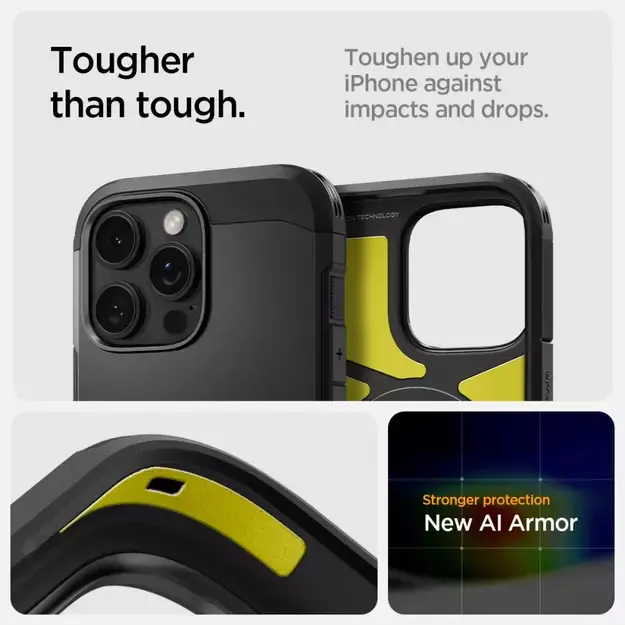 Spigen Tough Armor &quot T&quot  MagSafe case for iPhone 16 Pro Max - black 9