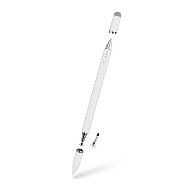 Tech-Protect USP200 3-TIP Stylus Passive Pen - White 5