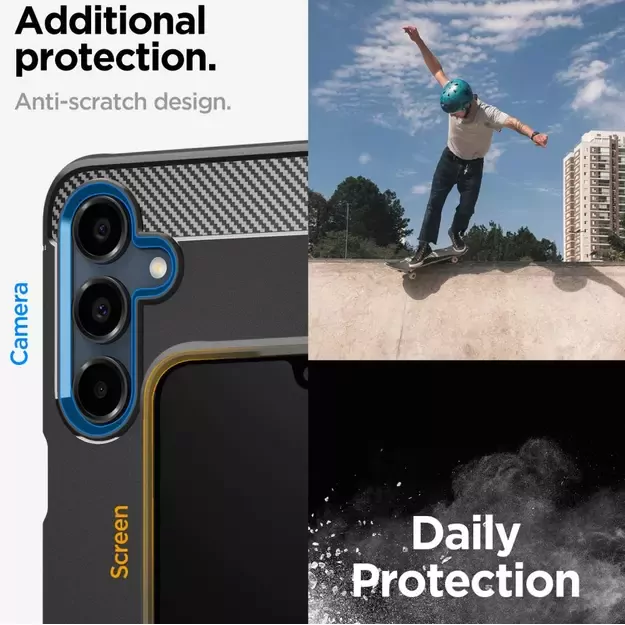 Spigen Rugged Armor Case for Samsung Galaxy A16 4G / 5G - Black 11