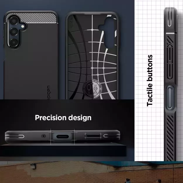 Spigen Rugged Armor Case for Samsung Galaxy A16 4G / 5G - Black 13
