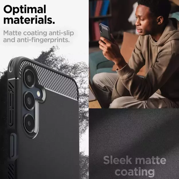 Spigen Rugged Armor Case for Samsung Galaxy A16 4G / 5G - Black 12