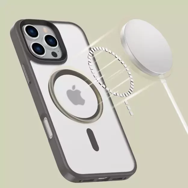 Tech-Protect MagMat MagSafe case for iPhone 16 Pro Max - titanium 6