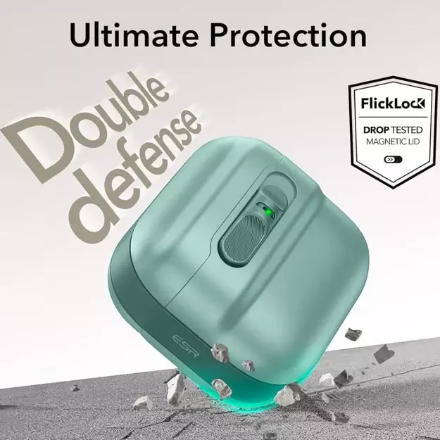 ESR Pulse Halolock Magsafe Case for AirPods 4 - Green 5