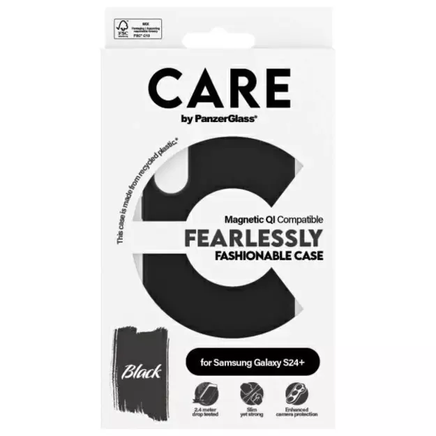 CARE by PanzerGlass Fashion QI Case Samsung Galaxy S24+ - black 3